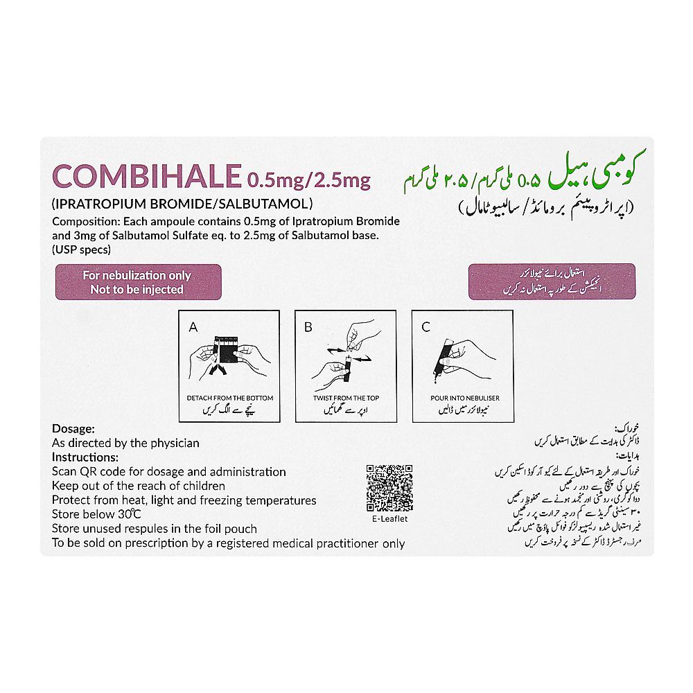 Combihale Preservative-Free Nebulization Solution 2.5ml - Image 2