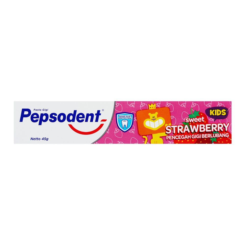 Pepsodent Kids Sweet Strawberry Tooth Paste, 45g - Main Image