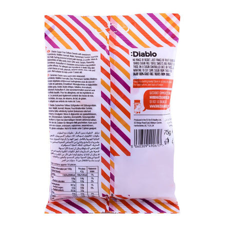 Diablo Sugar Free Fruit Flavored Sweets 75g - Image 2