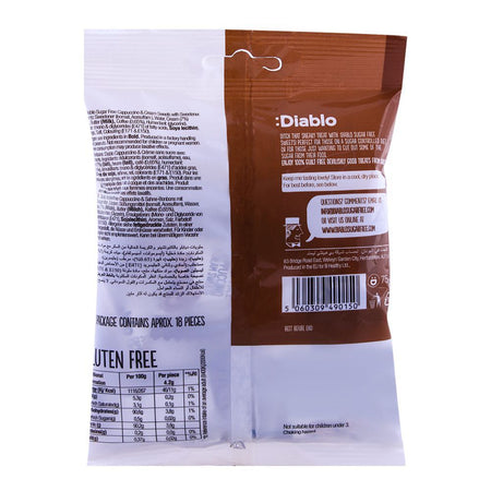 Diablo Sugar Free Cappuccino & Cream Sweets 75g - Image 2