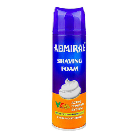 Admiral Active Comfort System Shaving Foam With Vitamin E, 250g - Main Image