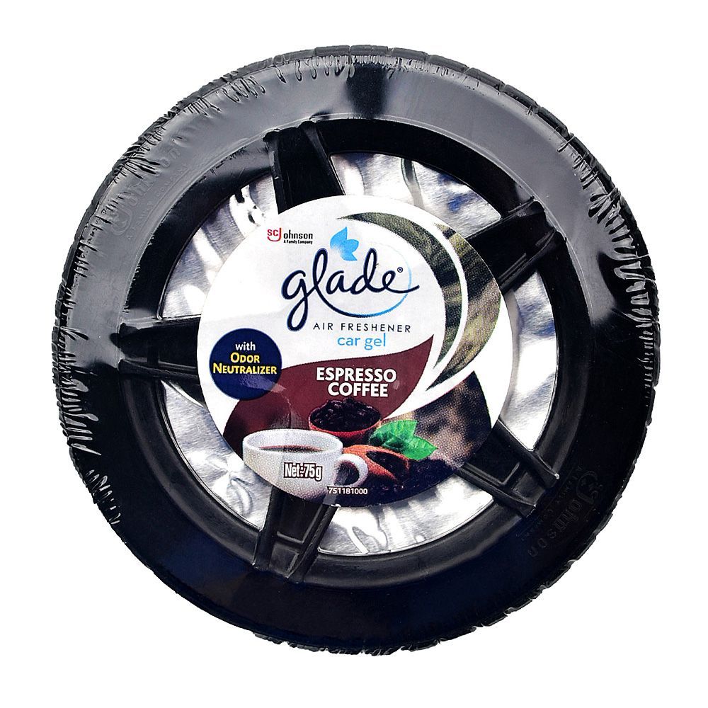 Glade Espresso Coffee Car Gel Freshener, 75g - Main Image