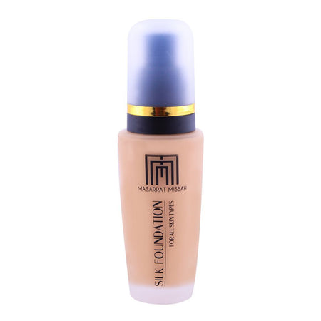 Masarrat Misbah Silk Foundation, Beige - Main Image