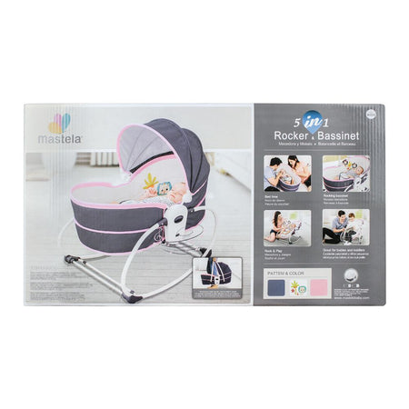 Mastela 5-In-1 Baby Rocker & Bassinet, 6033 - Image 5