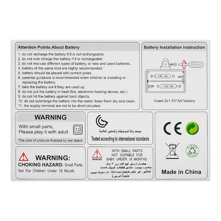Huanger African Drum With Light & Music, For 18m+, Blue HE0505 - Image 4