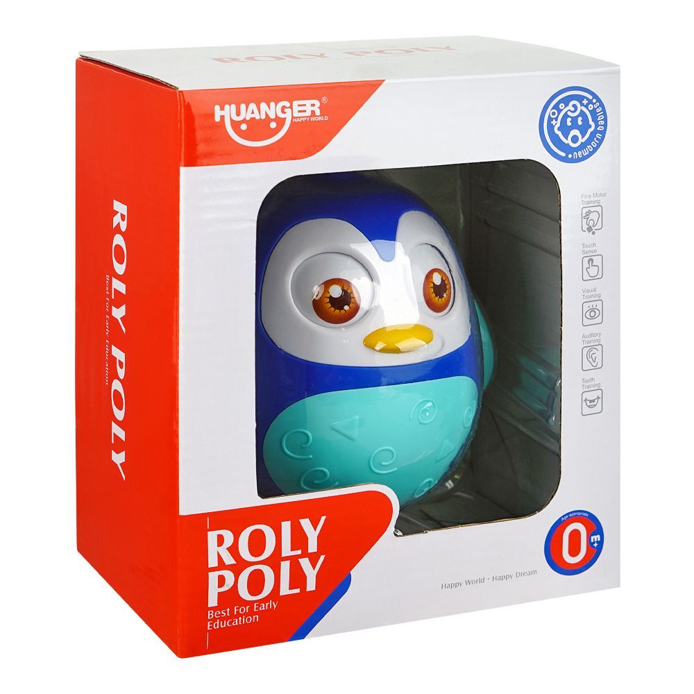 Huanger Penguin Roly Poly, For 0m+, Blue, HE0201 - Main Image