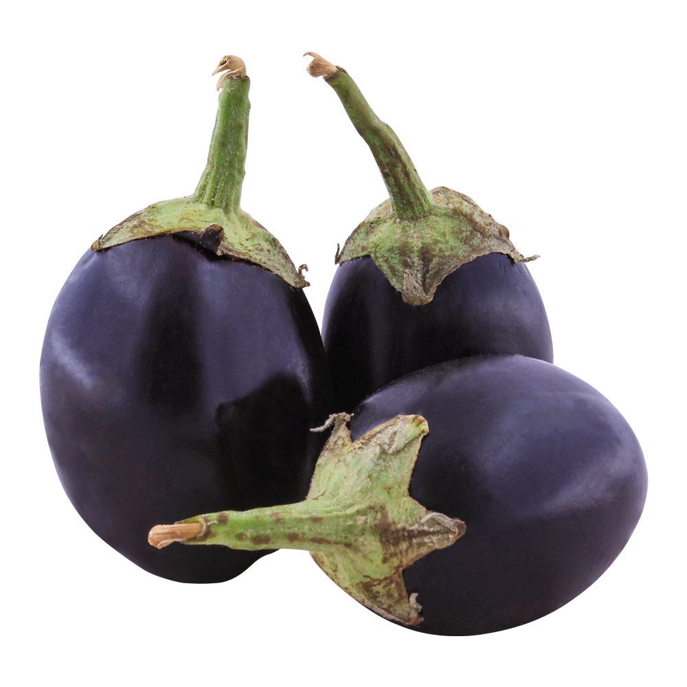 Round Brinjal (Baingan) Local 500g - Main Image