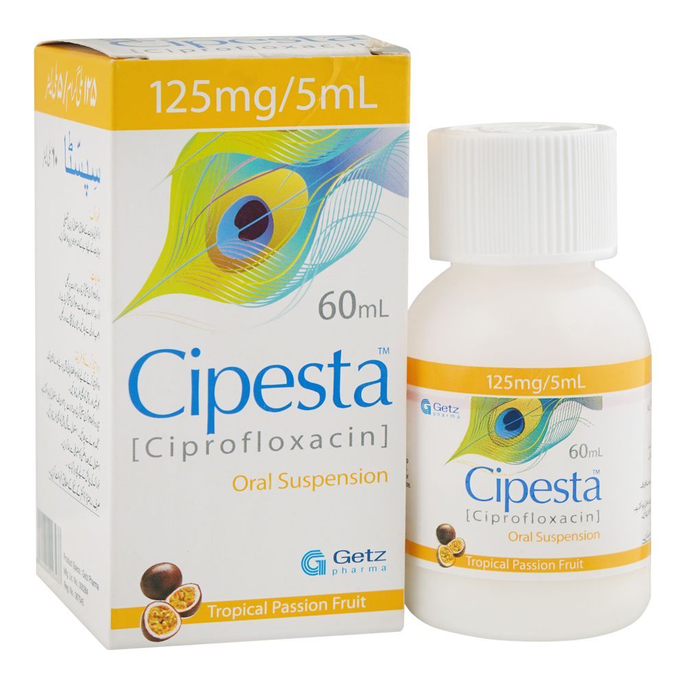 Getz Pharma Cipesta Oral Suspension, 125mg/5ml, 60ml - Main Image