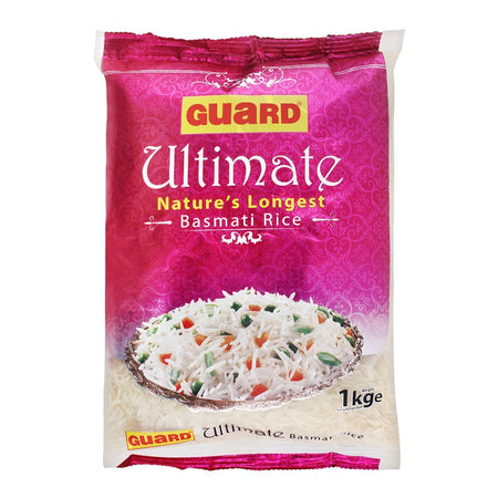 Guard Ultimate Basmati Rice, Nature's Longest, 1 KG - Main Image