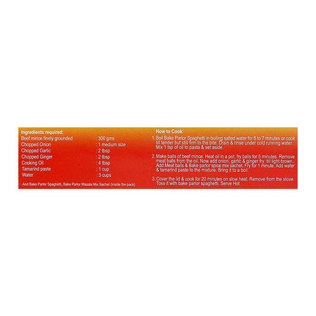 Bake Parlor Meat Ball Spaghetti 250gm Box - Image 4