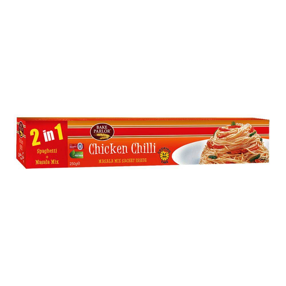 Bake Parlor Chicken Chilli Spaghetti + Masala Mix 250gm Box - Main Image