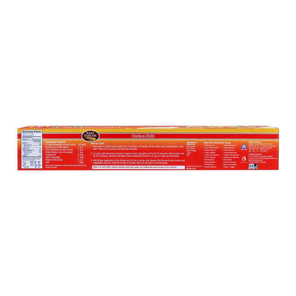 Bake Parlor Chicken Chilli Spaghetti + Masala Mix 250gm Box - Image 2