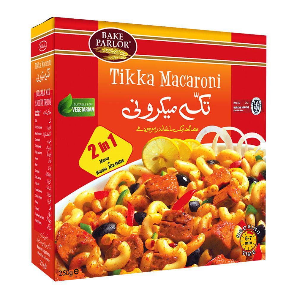 Bake Parlor Tikka Macaroni 250gm Box - Main Image