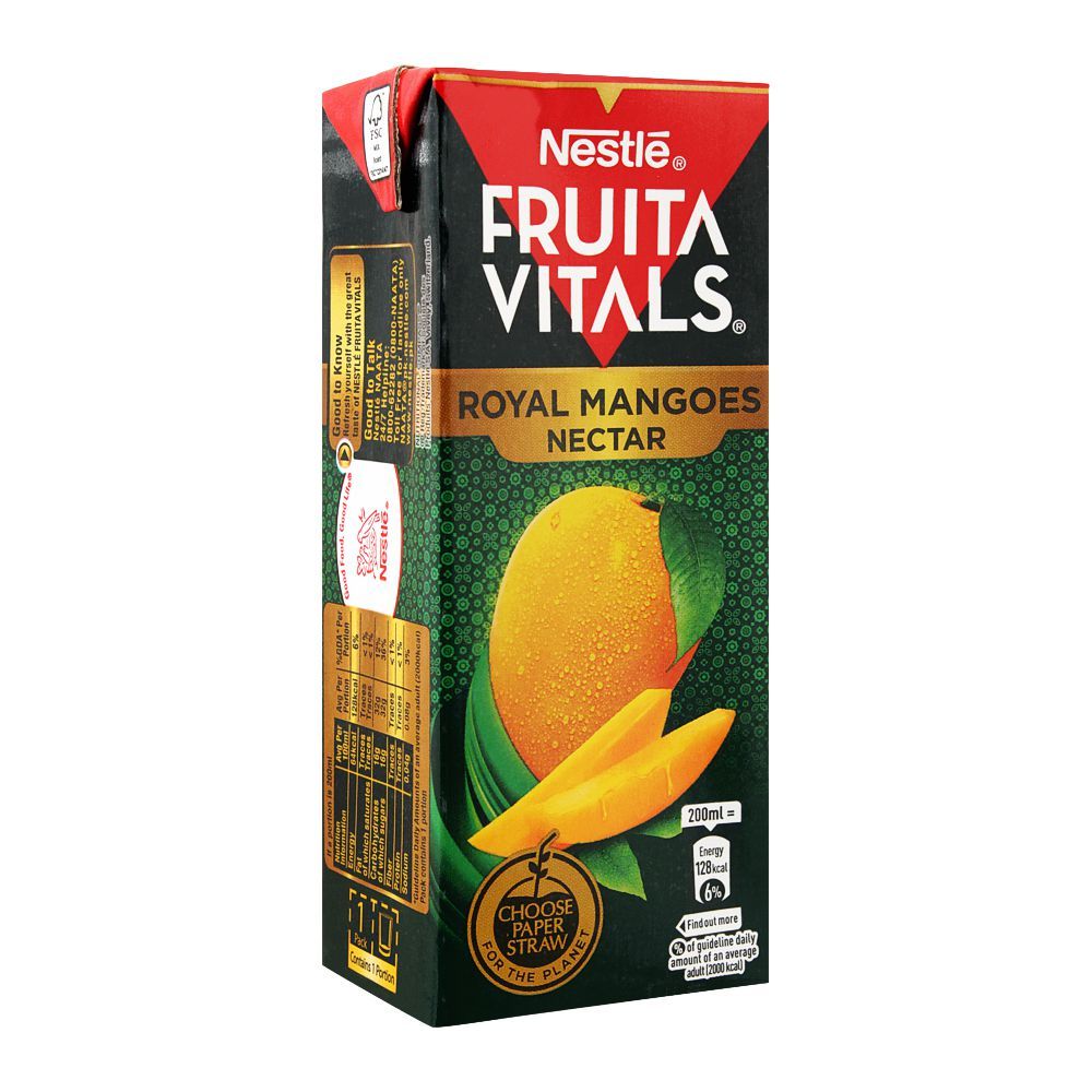 Nestle Royal Mangoes Nectar Fruit Drink, 200ml - Main Image