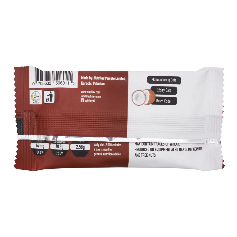 Nutri Lov Granola Bars, Chocolate Chip & Coconut, 45g - Image 2