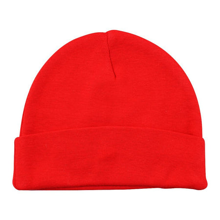 Twin Baby Round Cap, Red - Main Image