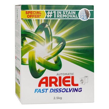 Ariel Automatic Detergent Washing Powder, 2.5kg Box - Main Image