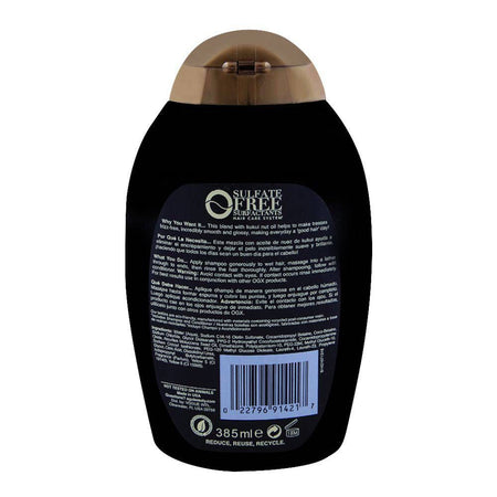 OGX Hydrate & Defrizz + Kukui Oil Shampoo, Sulfate Free, 385ml - Image 2