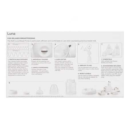 Nuk Luna Comfortable Electric Breast Pump, 10749082 - Image 6