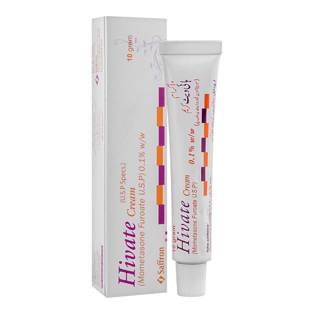 Saffron Pharmaceuticals Hivate Cream, 10g - Main Image