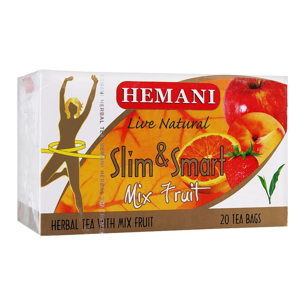 Hemani Slim & Smart Mix Fruit Herbal Tea Bags, 20-Pack - Main Image