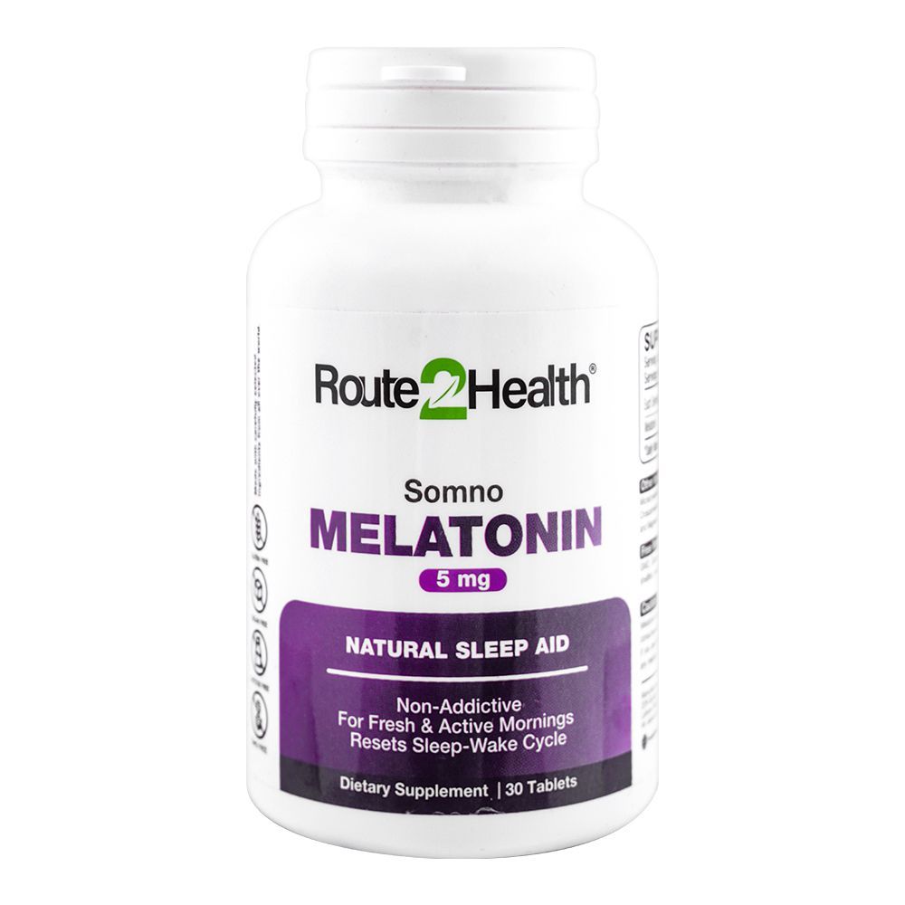 Route 2 Health Somno Tablet, 5mg, 30-Pack - Main Image
