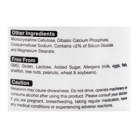 Route 2 Health Somno Tablet, 5mg, 30-Pack - Image 4