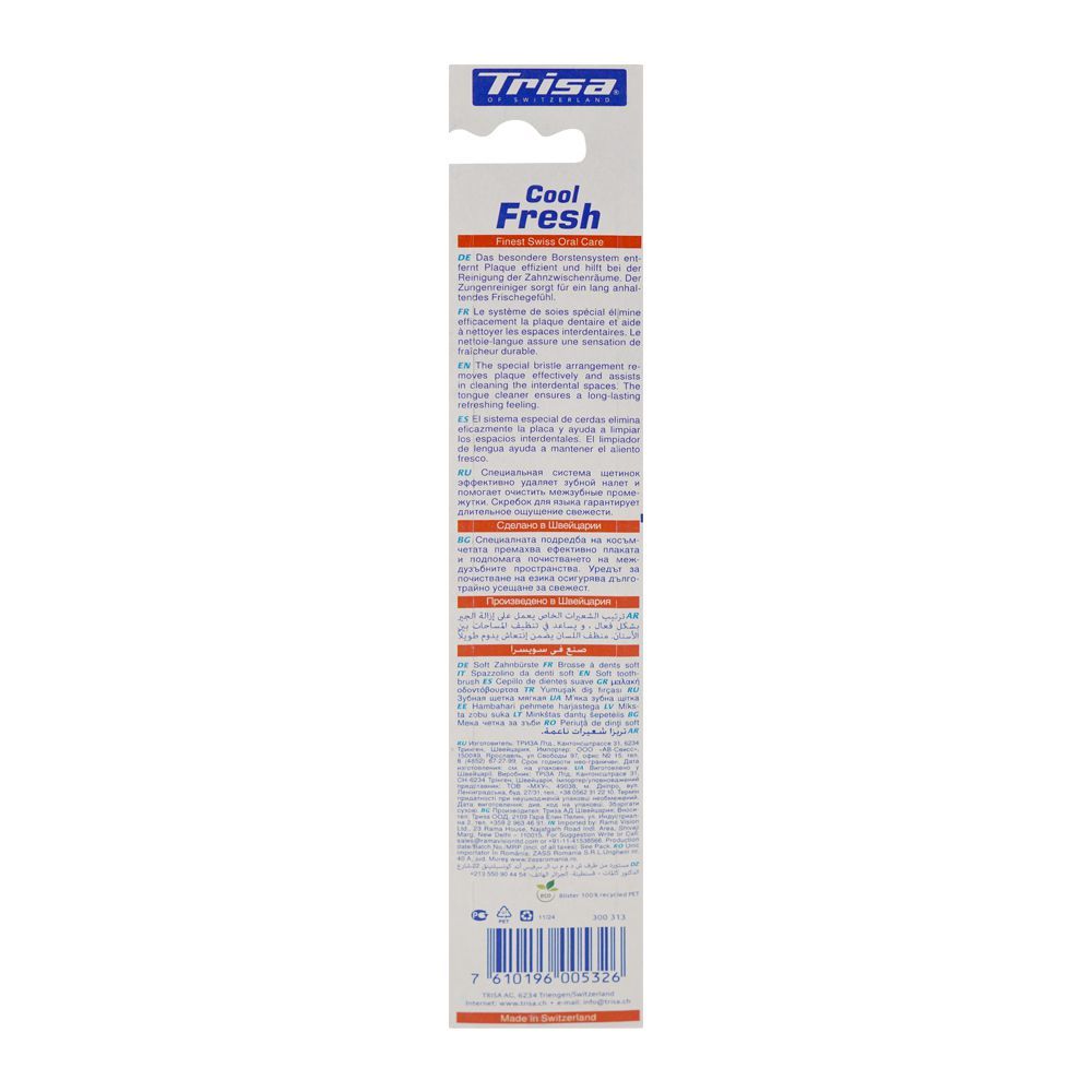 Trisa Cool Fresh Toothbrush, Soft - Image 2