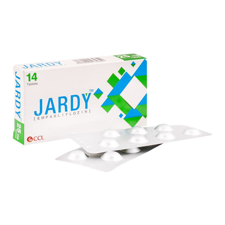 CCL Pharmaceuticals Jardy Tablet, 25mg, 14-Pack - Main Image