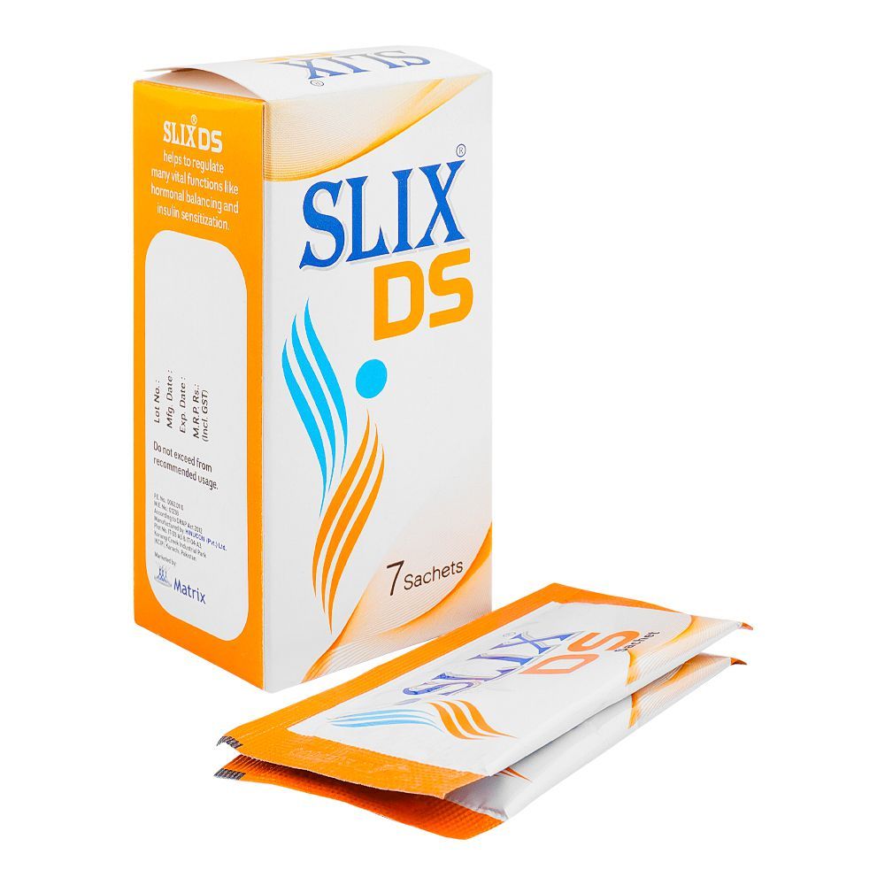Buy Matrix Pharma Slix DS Sachet, 7-Pack Online in Pakistan – Shopaholic.pk