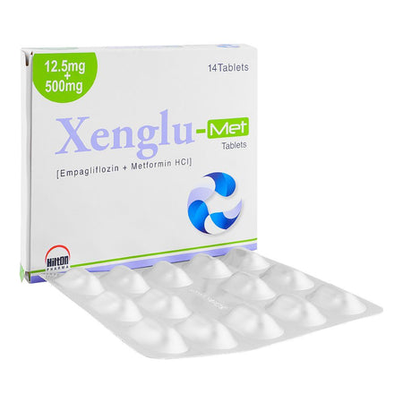 Hilton Pharma Xenglu-Met Tablet, 12.5mg/500mg, 14-Pack - Main Image