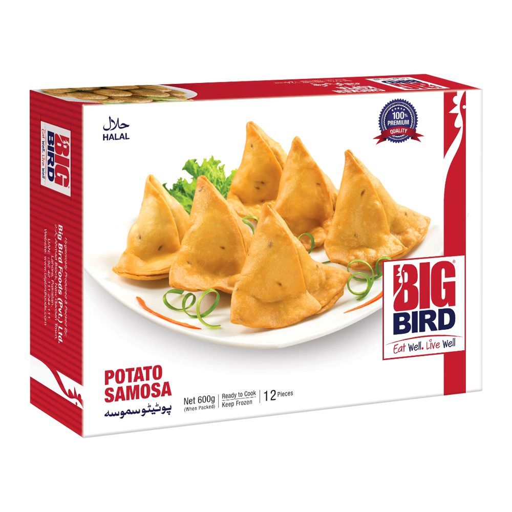 Big Bird Potato Samosa 12 Pieces, 600g - Main Image