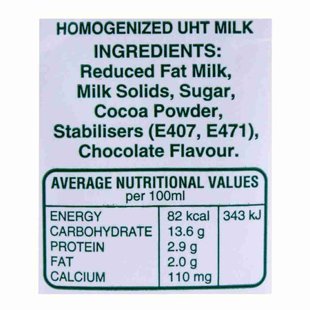 Pakola Chocolate Flavoured Milk 250ml - Image 3