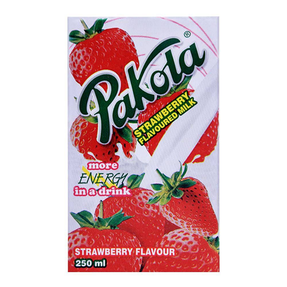 Pakola Strawberry Flavoured Milk 250ml - Main Image
