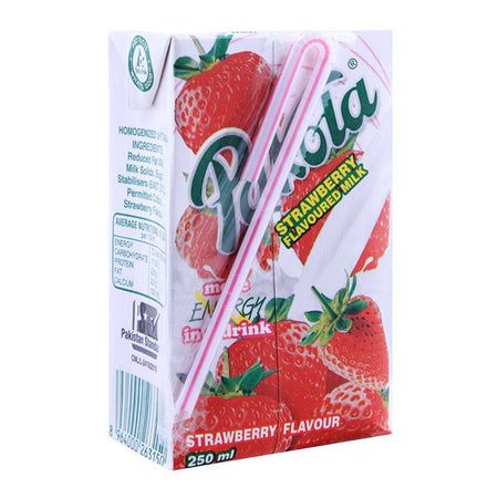 Pakola Strawberry Flavoured Milk 250ml - Image 2