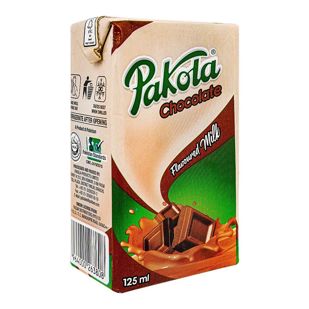 Pakola Yum Chocolate Flavored Milk, 125ml - Main Image