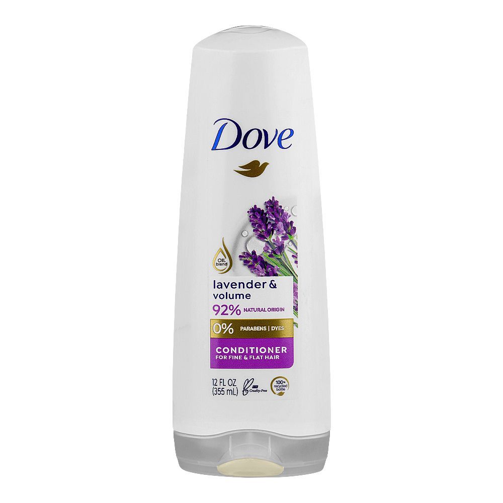 Dove Lavender & Volume Paraben Free Conditioner, For Fine & Flat Hair, 355ml - Main Image