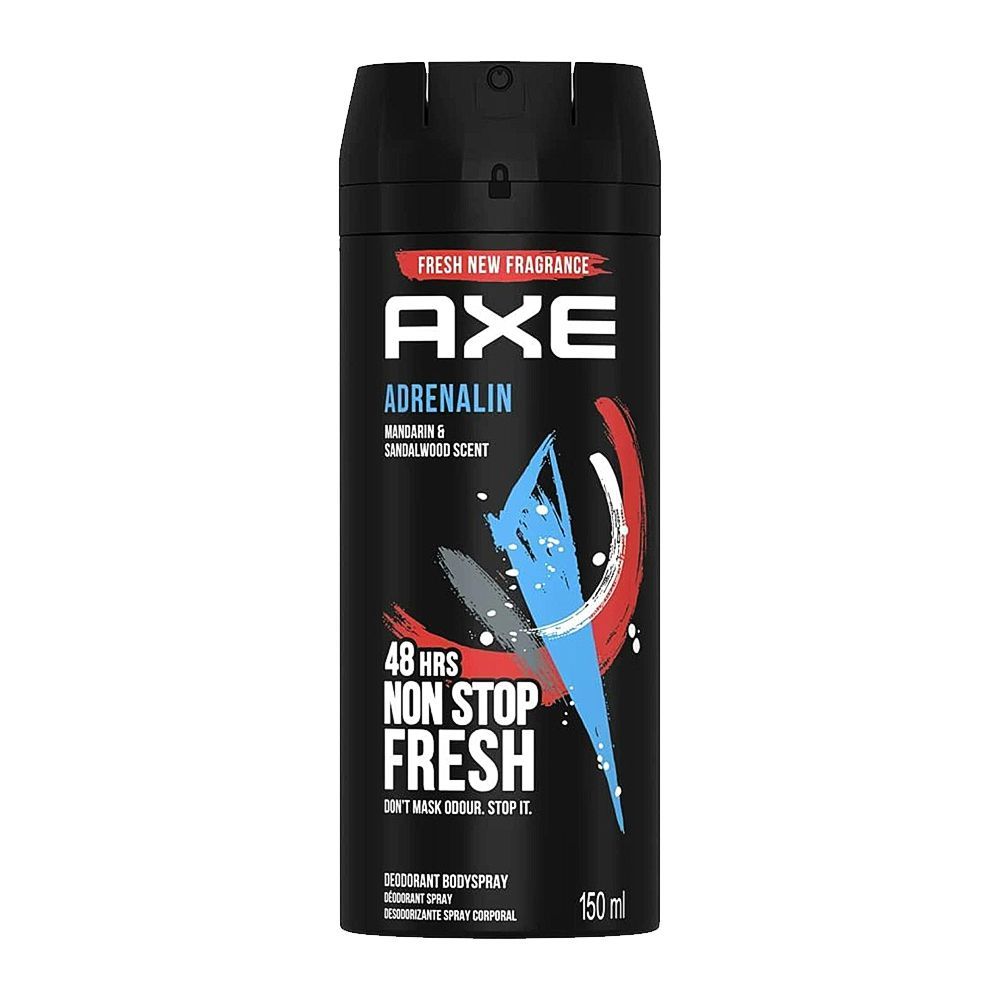 Axe Adrenalin Deodorant Spray, For Men, 150ml - Main Image