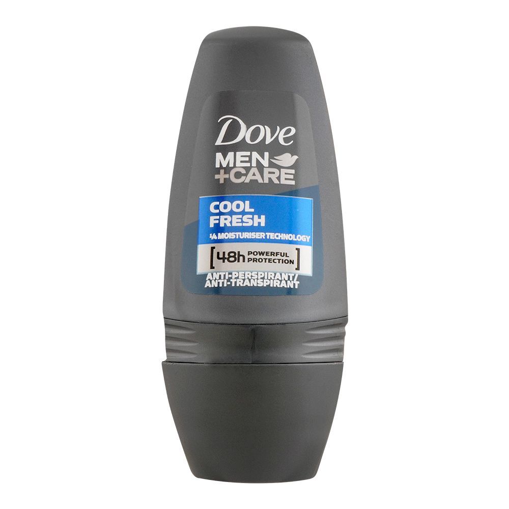 Dove Men + Care Cool Fresh Anti-Perspirant Roll On, 50ml - Main Image