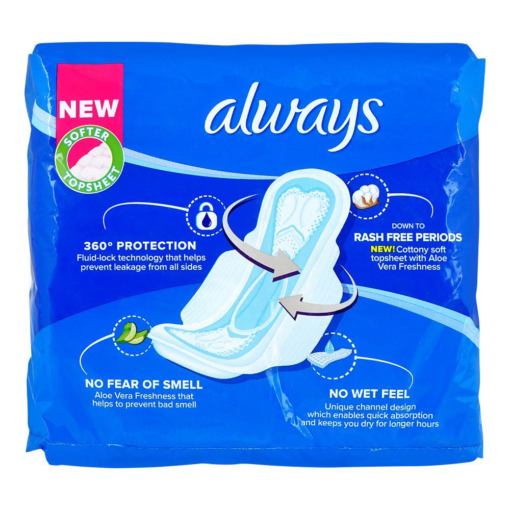 Always Aloe Vera Freshness Maxi Thick Long Pads, 30-Pack, Save Rs.100/- - Image 2