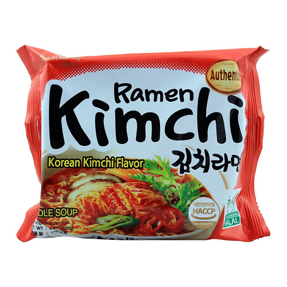 Samyang Kimchi Ramen Noodle Soup 120g - Main Image