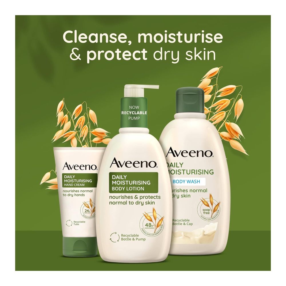 Aveeno Daily Moisturising Body Lotion, For Normal To Dry Skin, 200ml - Image 3