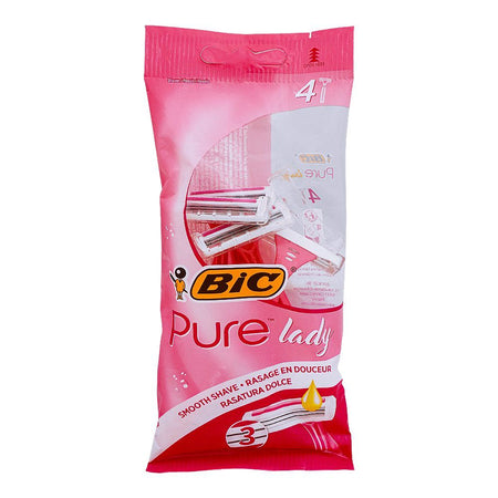 BIC Pure Lady 3 Blades Razor, 4-Pack - Main Image