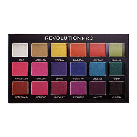 Makeup Revolution Pro Regeneration Eyeshadow Palette, Trends Mischief Mattes, 18-Pack - Main Image