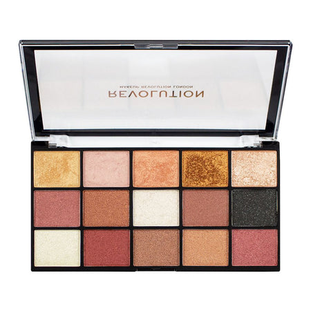 Makeup Revolution Reloaded Eyeshadow Palette, Affection, 15-Pack - Image 2