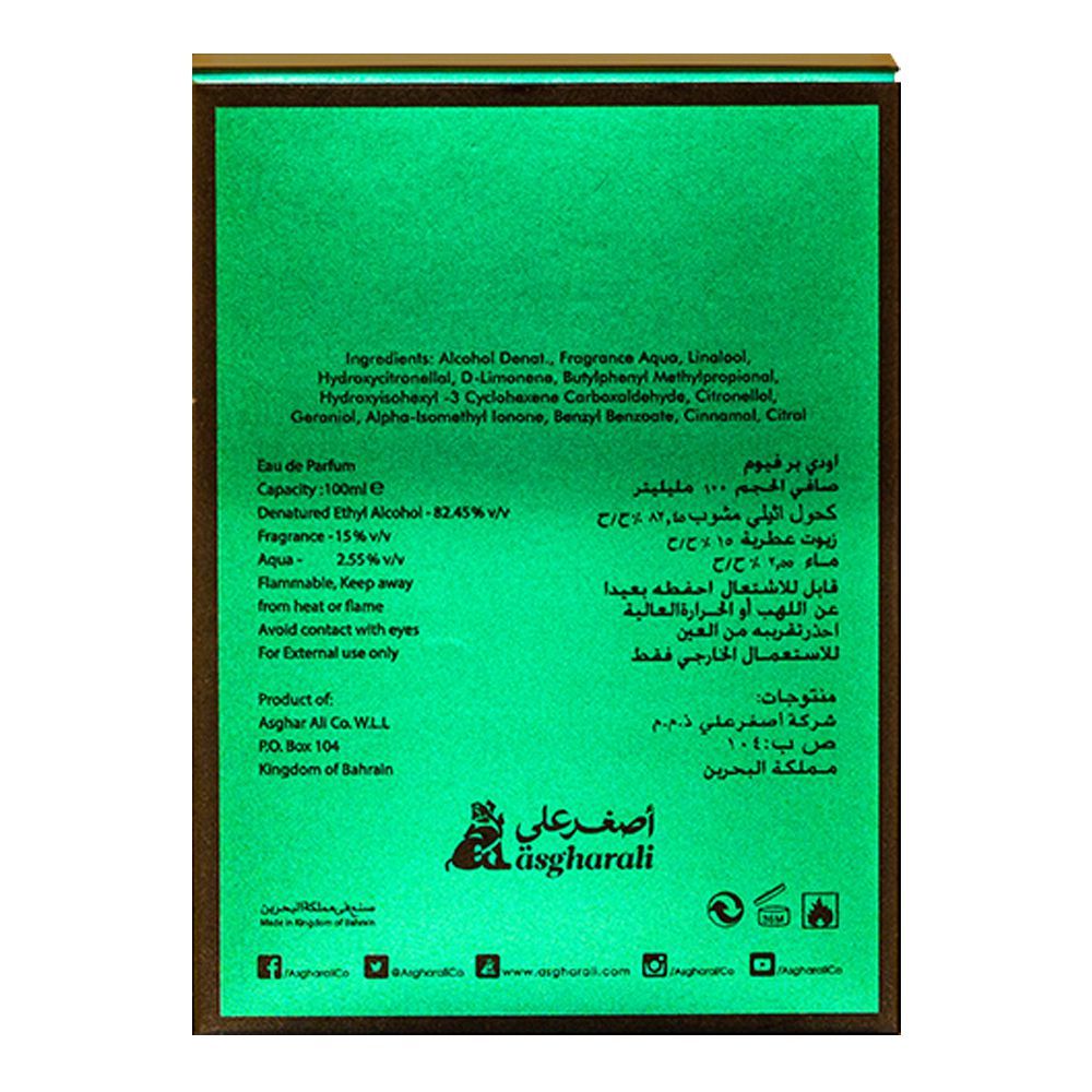 Asgharali Mukhallat Exotic Eau De Parfum, Fragrance For Men & Women, 100ml - Image 4