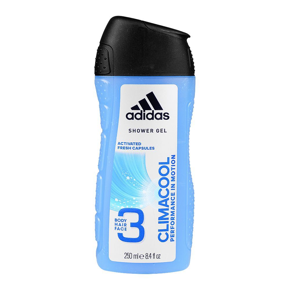 Adidas Climacool Body Hair & Face Shower Gel, 250ml - Main Image