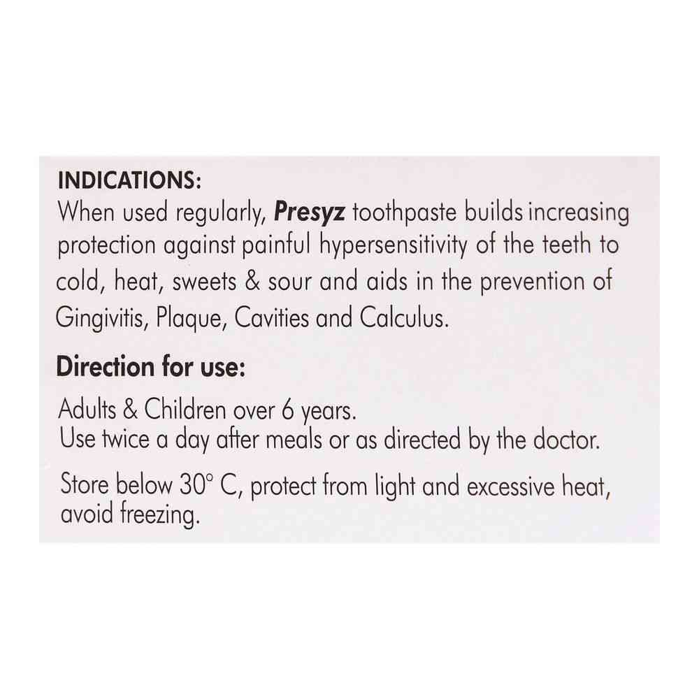 Presyz Toothpaste, 100g - Image 3