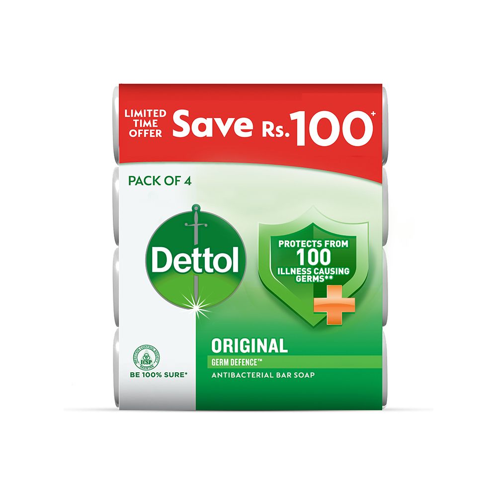 Dettol Original Soap, 4x110g - Main Image