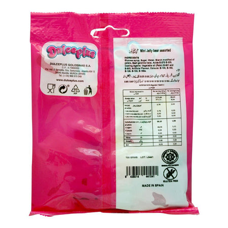 Dulceplus Bears Jelly, Gluten Free, Pouch, 100g - Image 2